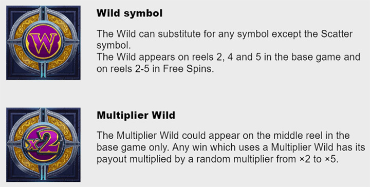 Дикие символы слота Adelia The Fortune Wielder