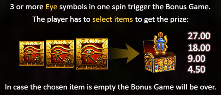 Бонусная игра слота Treasures Of Tombs